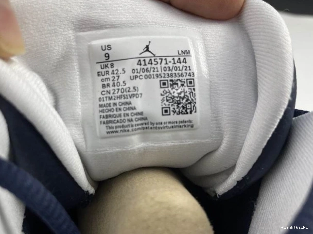 414571-144 Blue 13 Powder Jordan Dark Air 0720